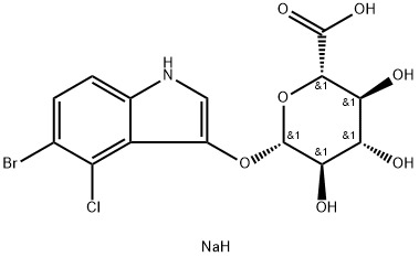 CAS 129541-41-9 Соль натрия 5-бром-4-хлор-3-индолил-бета-D-глюкуронида, X-GlcA/X-gluc